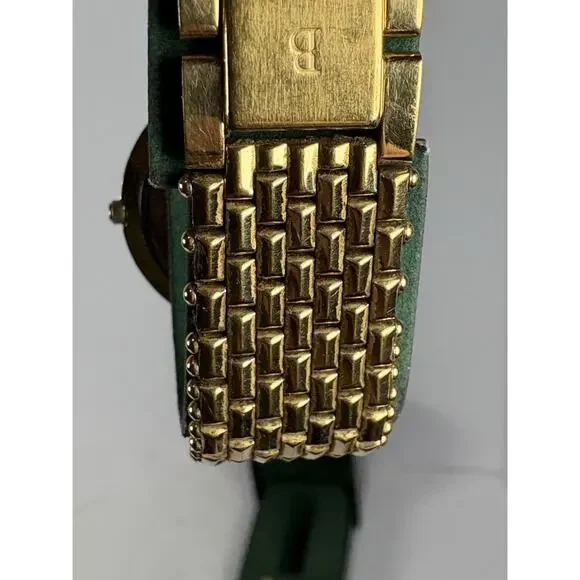 Bulova Men's Gold-Tone Diamond Accent Watch, model number 97D127.